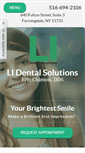 Mobile Screenshot of lidentalsolutions.com